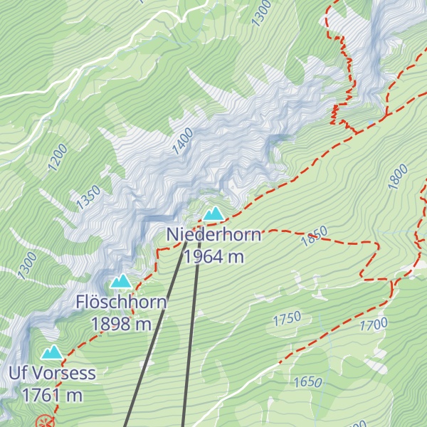 Map of Niederhorn