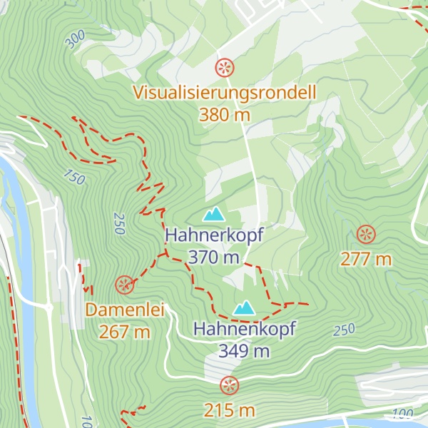 Map of Hahnerkopf