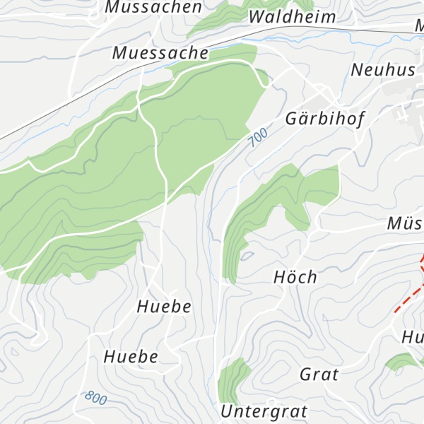 Map of Hornusser Dürrenroth