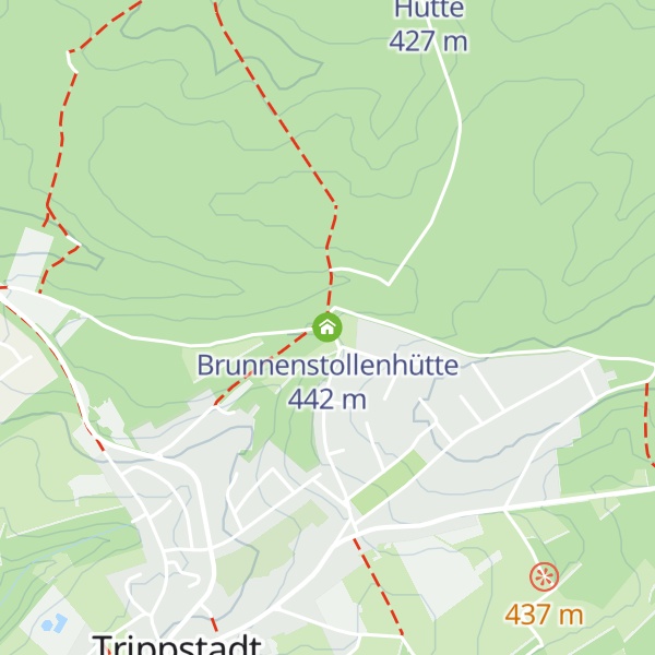 Map of Brunnenstollenhütte