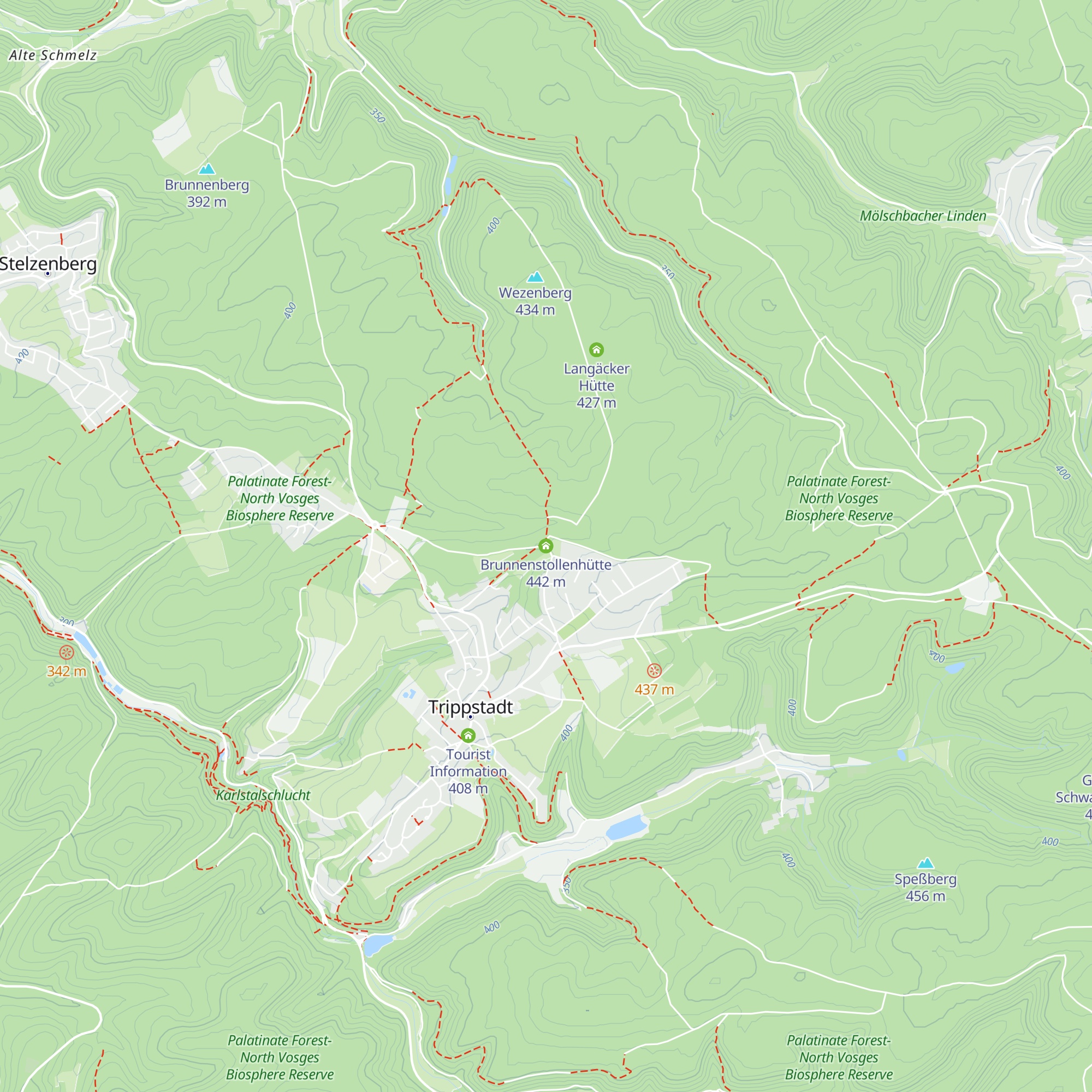 Brunnenstollenhütte map