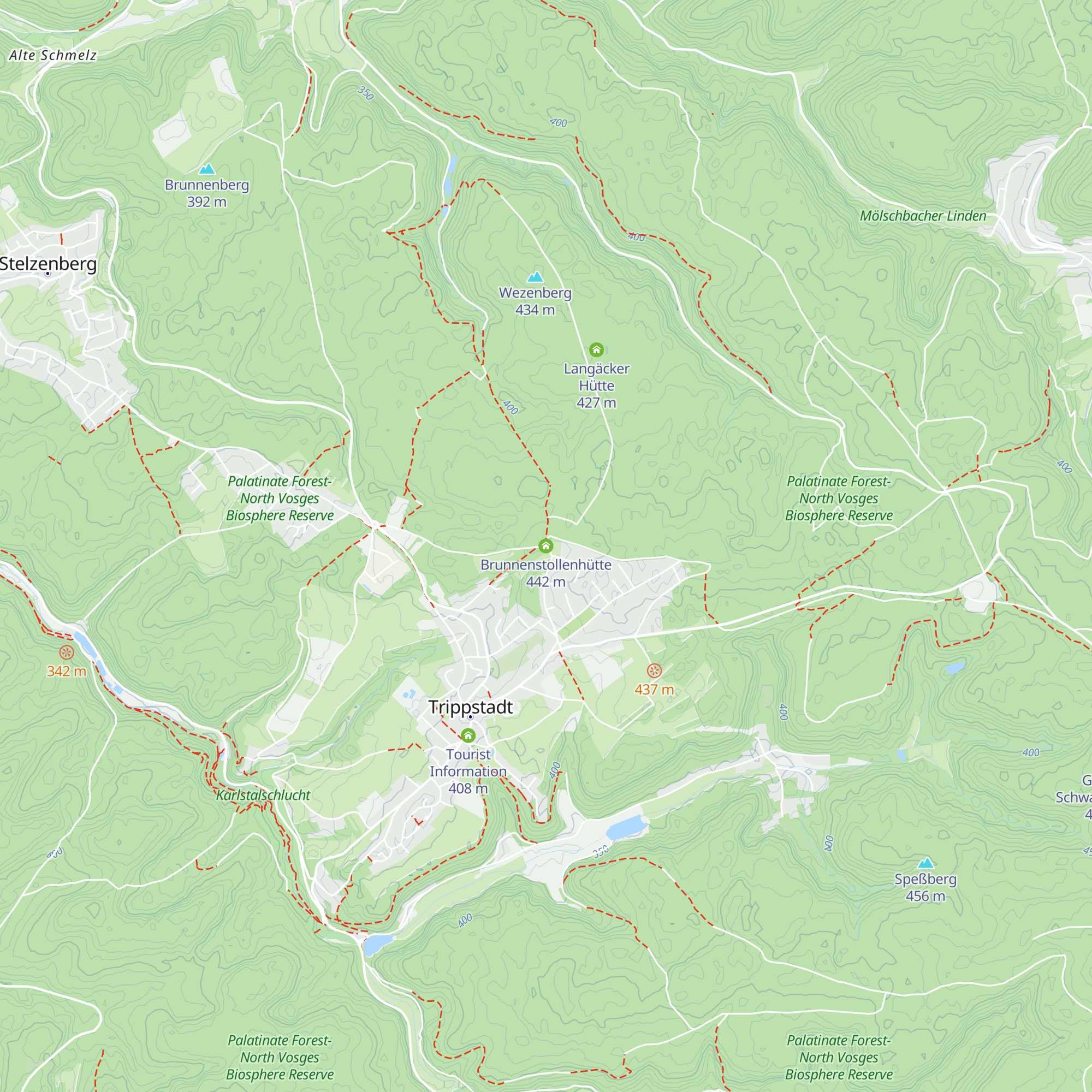 Brunnenstollenhütte map