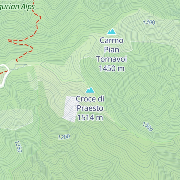 Map of Croce di Praesto