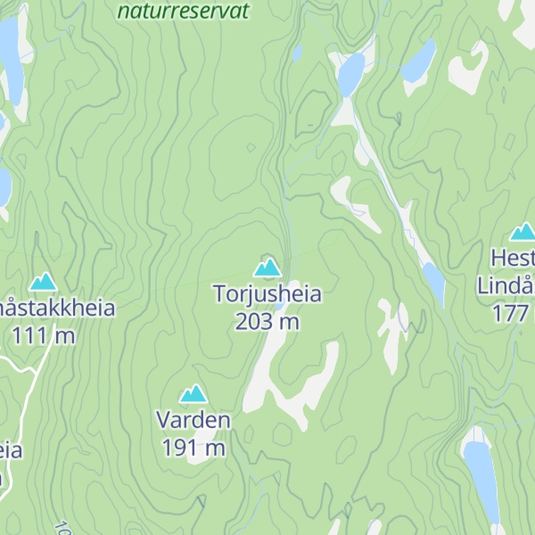 Map of Torjusheia