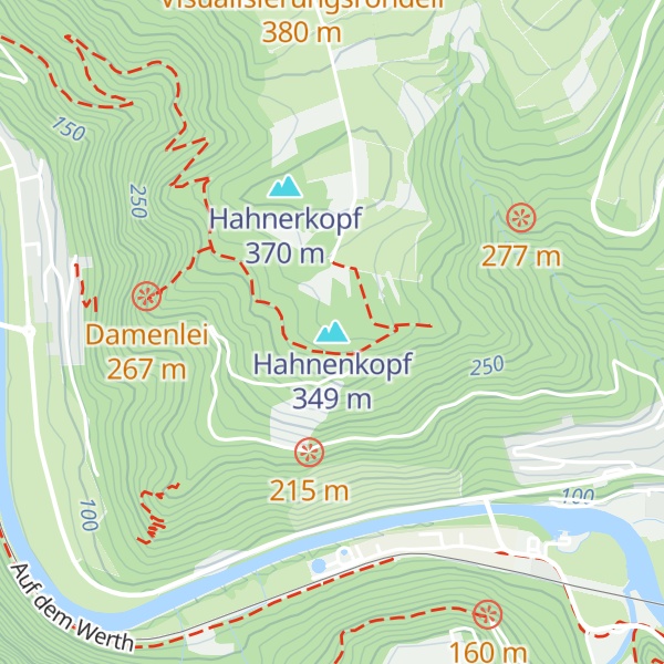 Map of Hahnenkopf