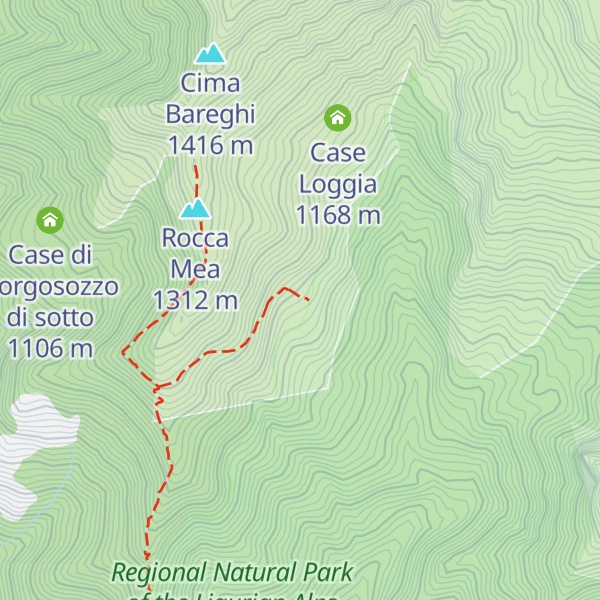 Map of Case di Pian Casale