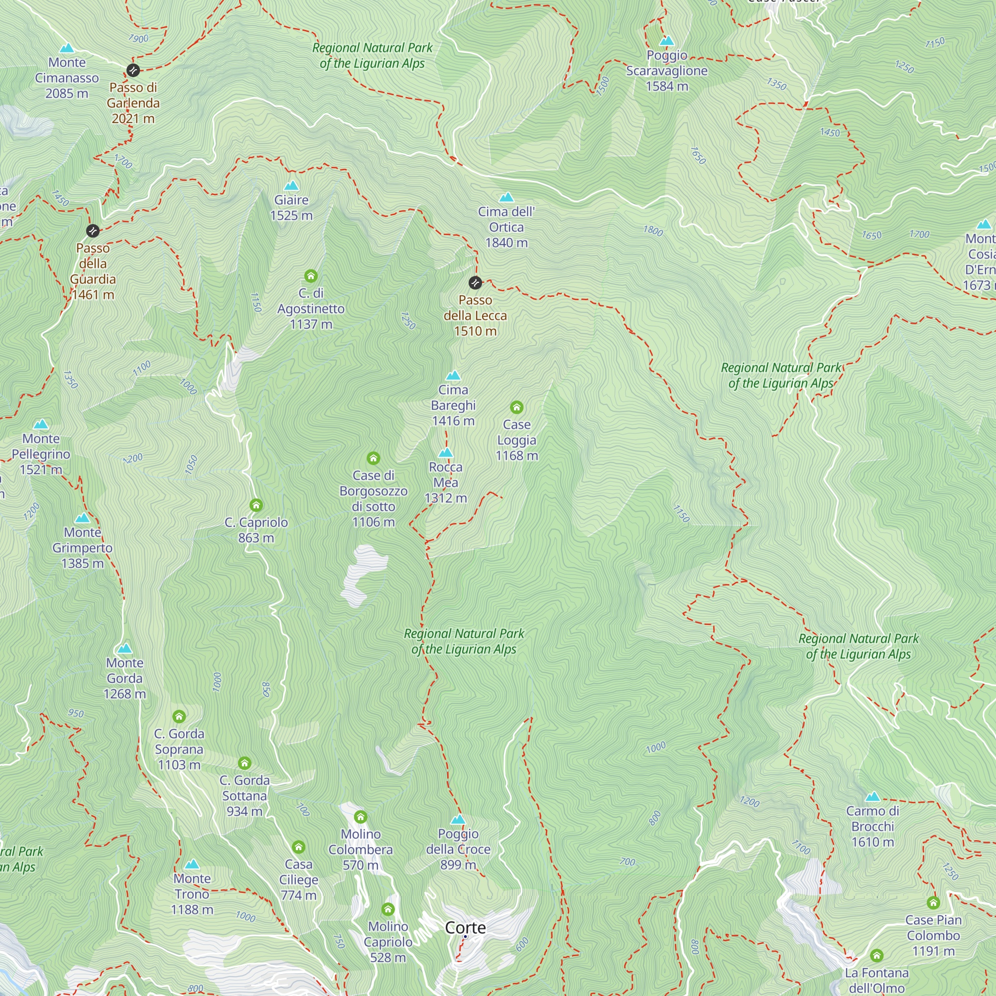 Case di Pian Casale map