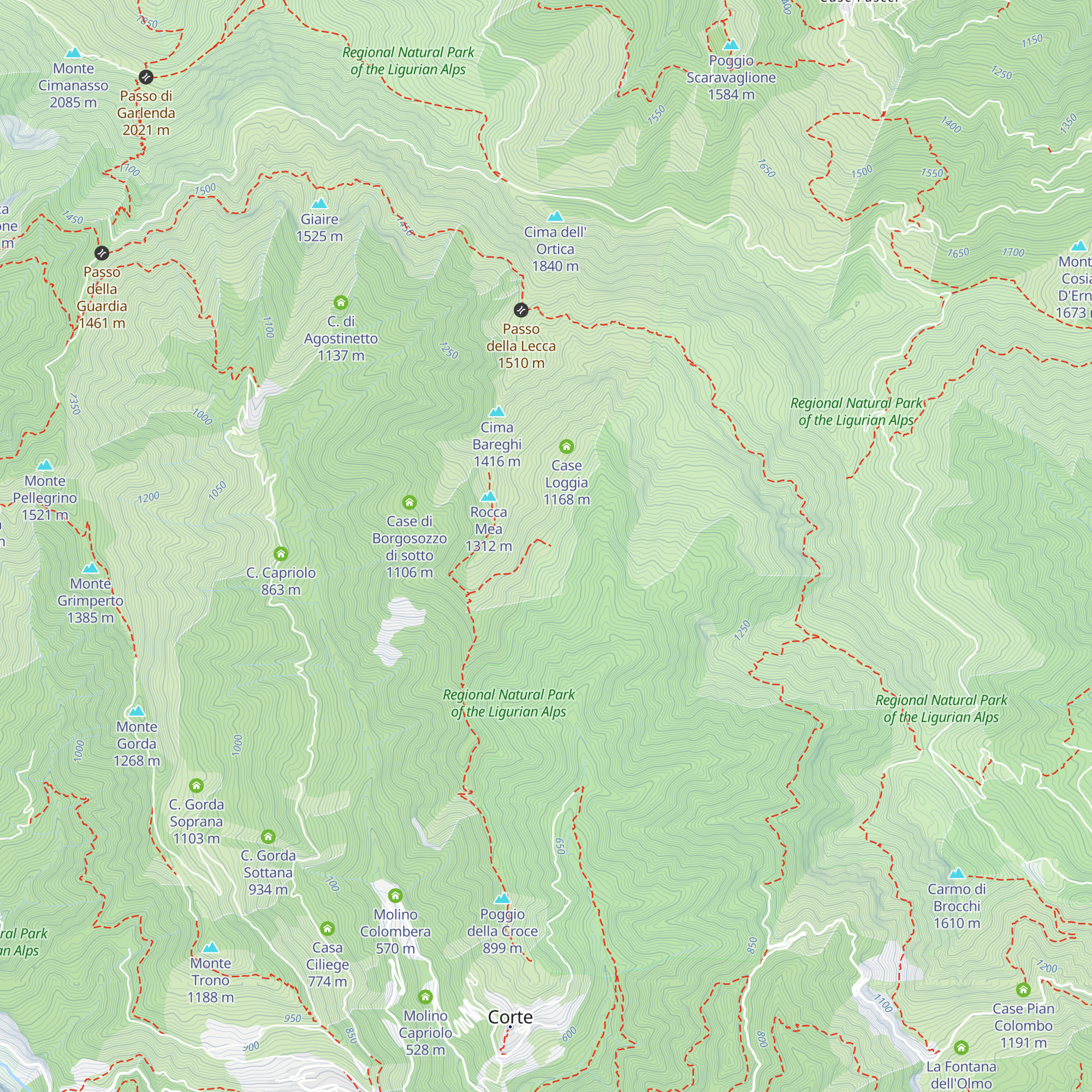 Case di Pian Casale map
