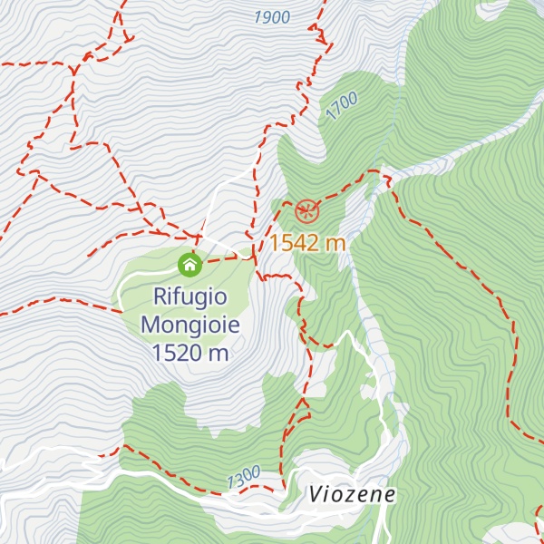 Map of A Cabana de Cian Ruscet