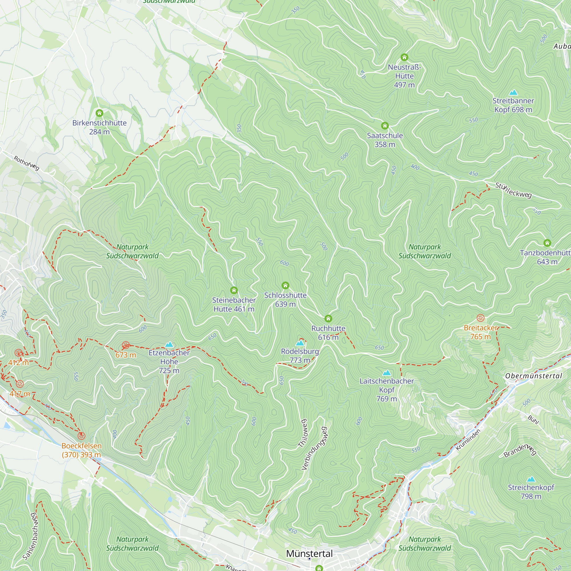 Schlosshütte map