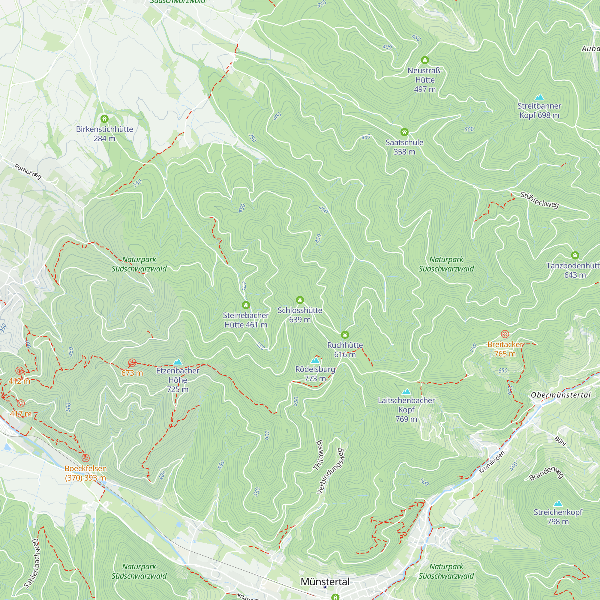 Schlosshütte map