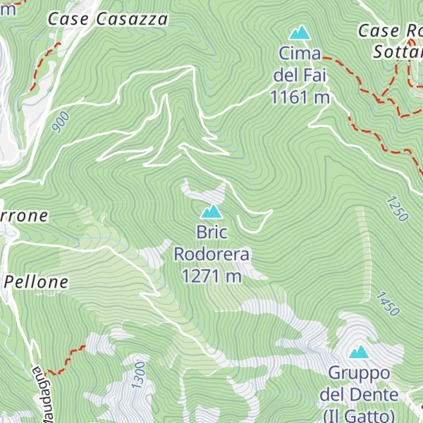 Map of Bric Rodorera