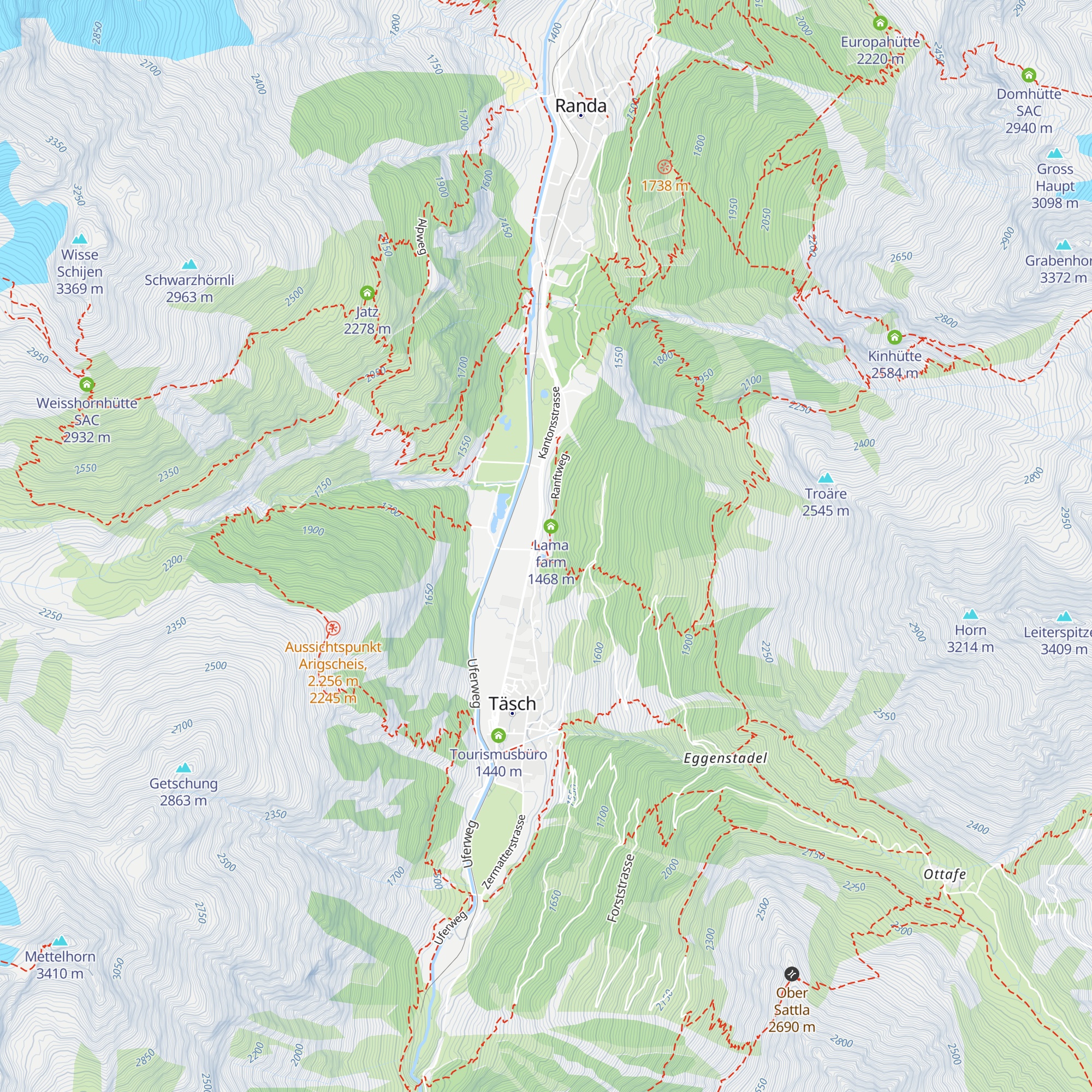 Petite chapelle map