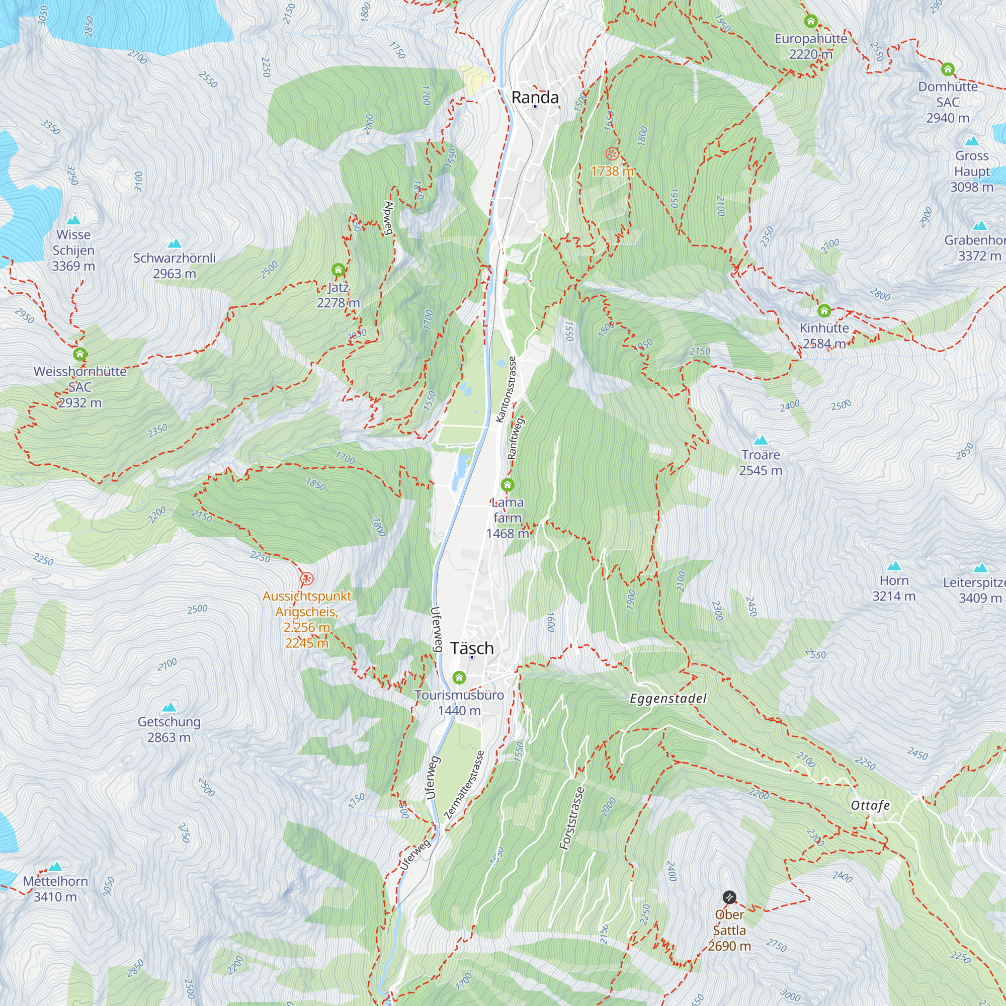 Petite chapelle map