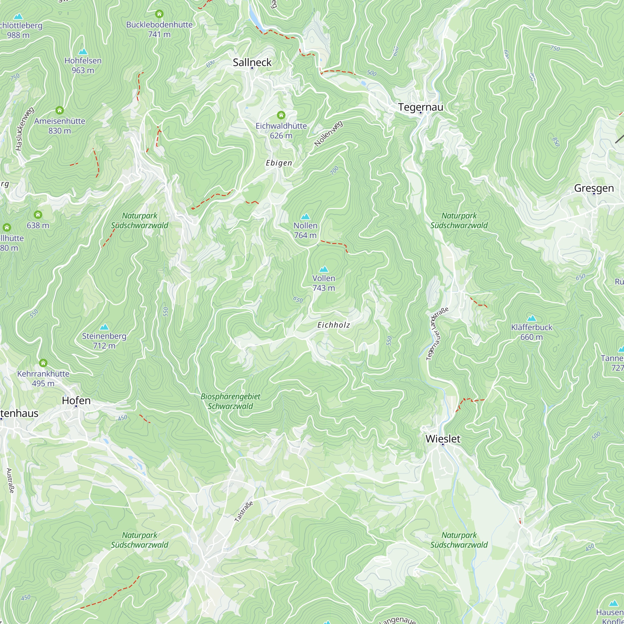 Eichholzer Hütte map