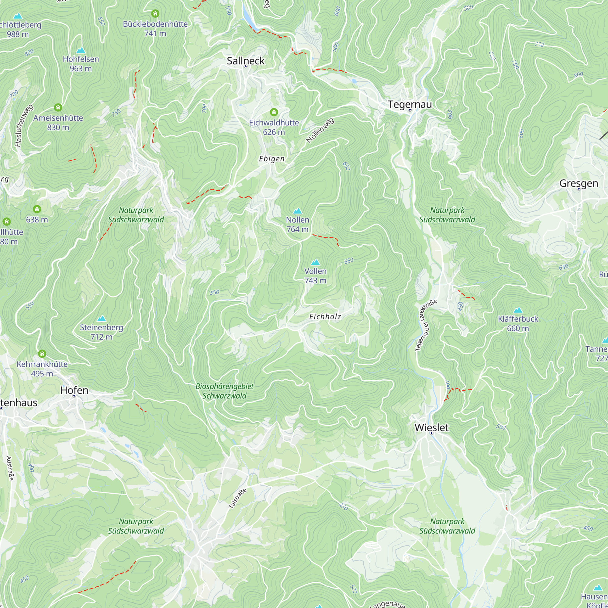 Eichholzer Hütte map