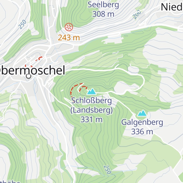 Map of Schloßberg (Landsberg)