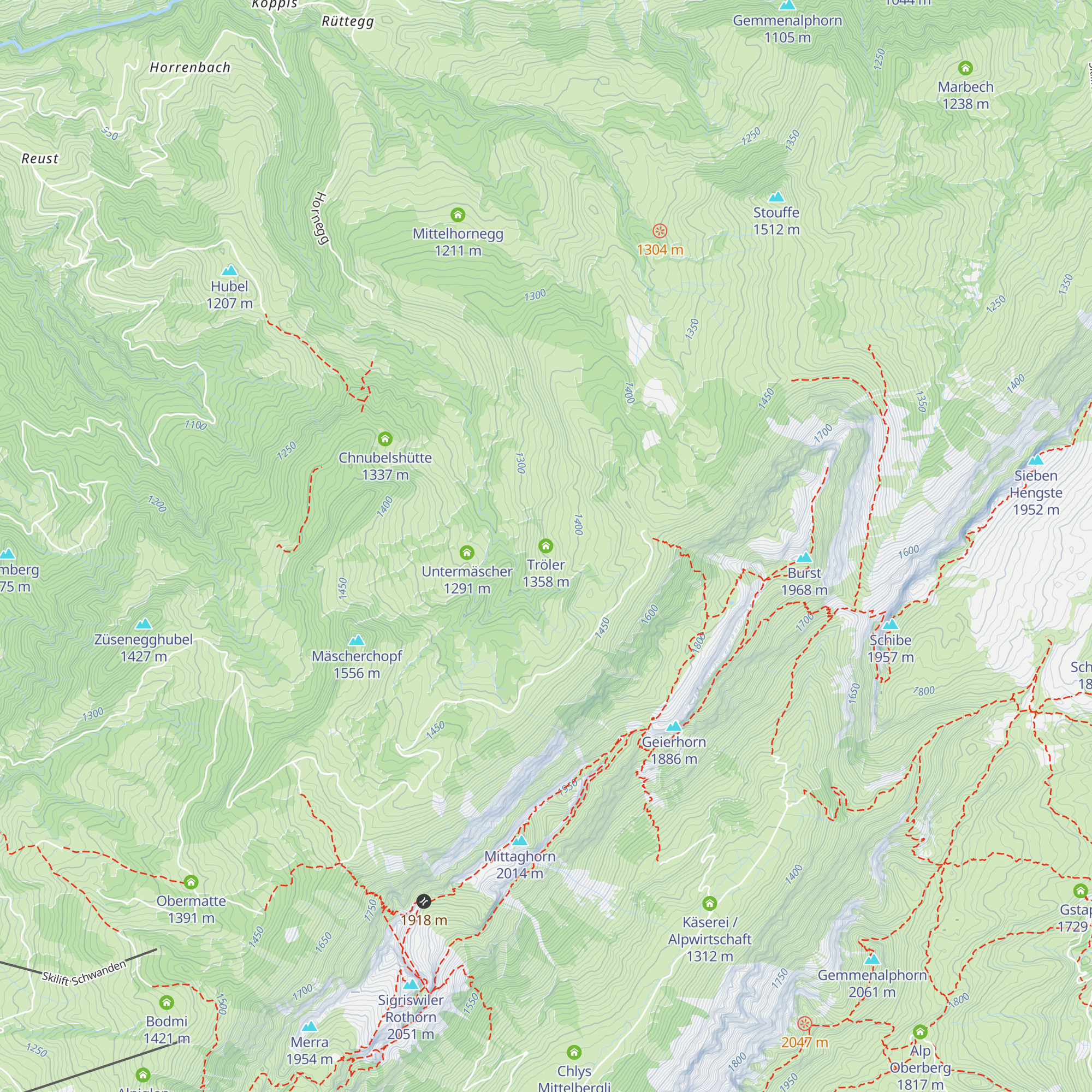 Tröler map