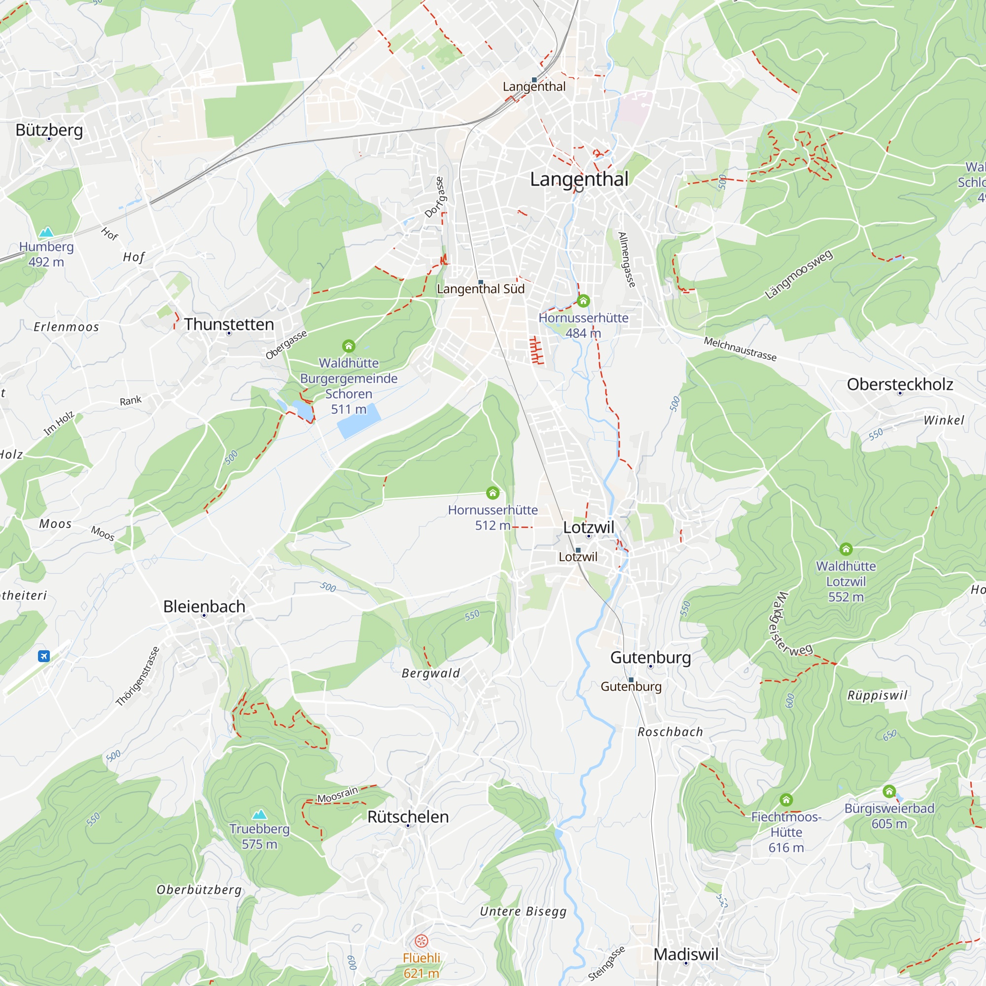 Hornusserhütte map