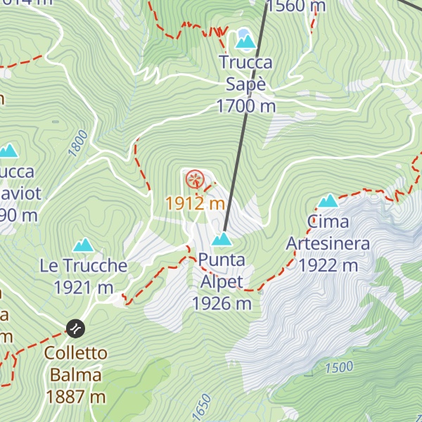 Map of Baita del Rosso
