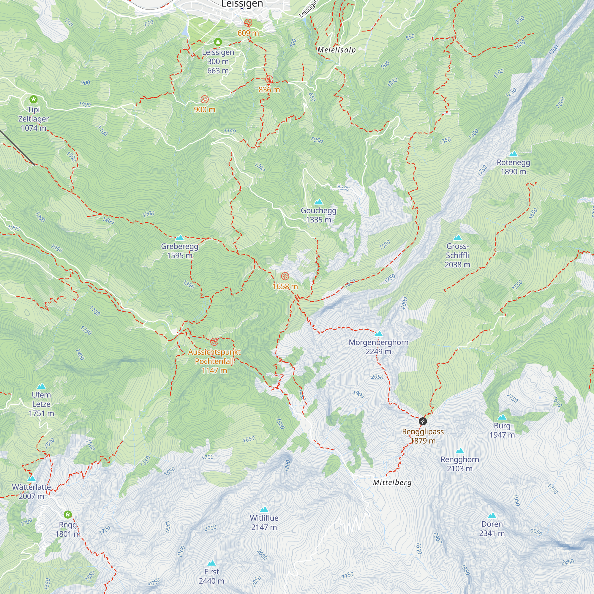 Brunnialp map