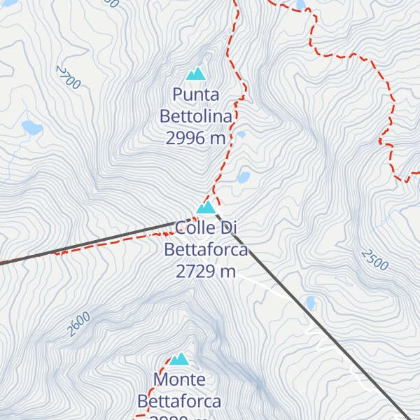 Map of Ristoro Colle Bettaforca
