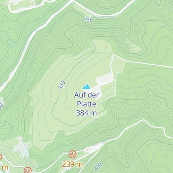 Map of Auf der Platte