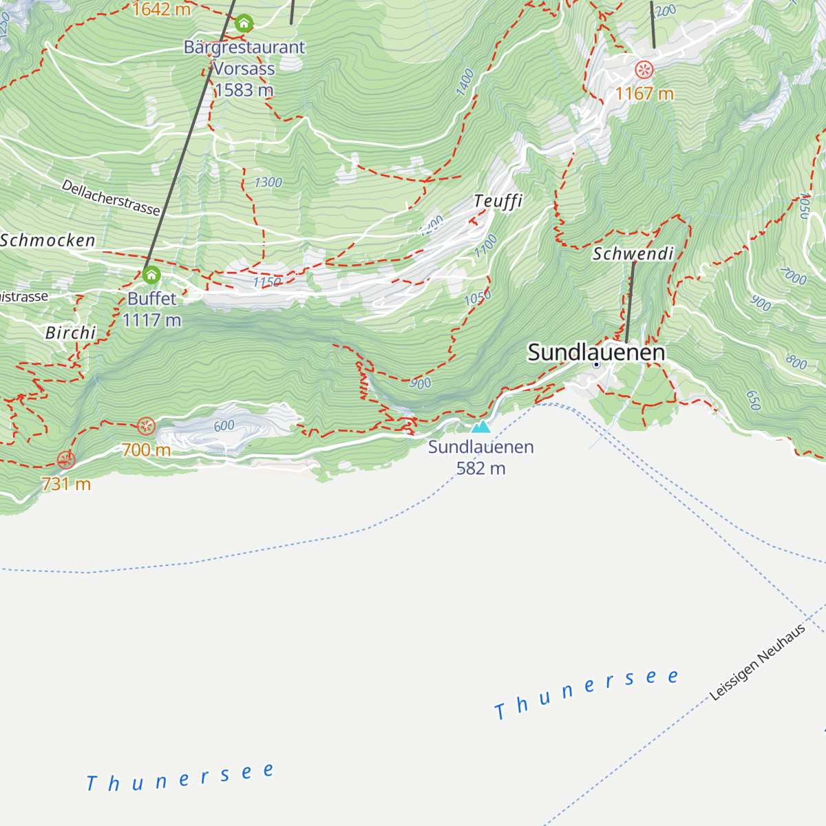 St.Beatushöhlen map