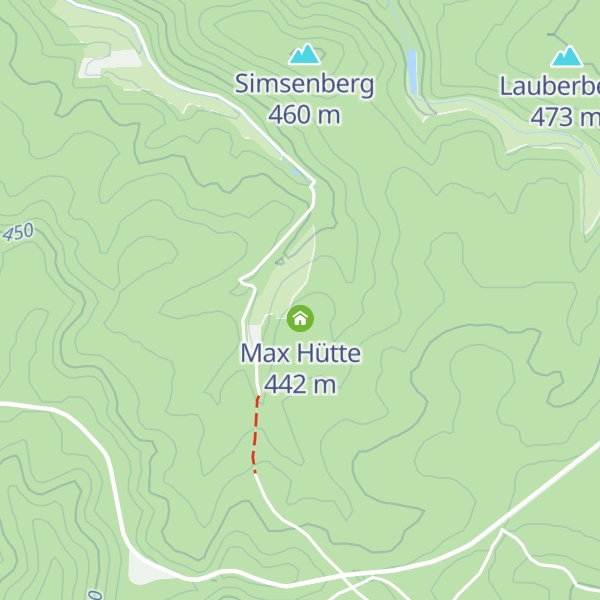 Map of Kuckuckshütte