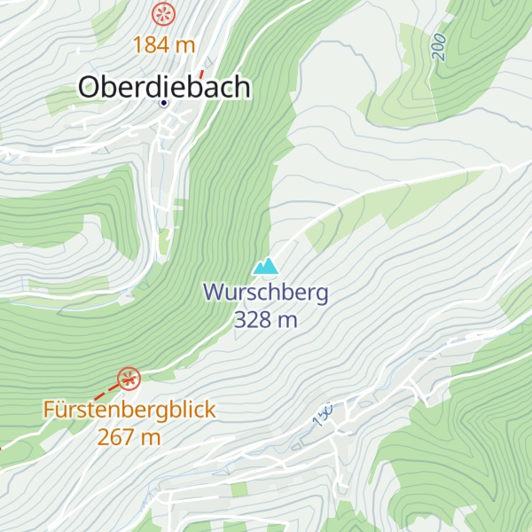 Map of Wurschberg