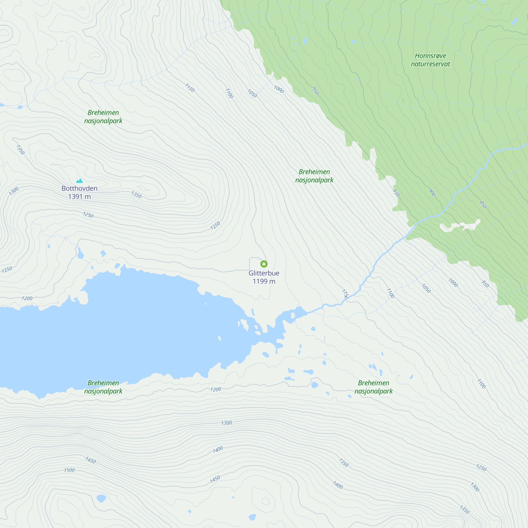 Glitterbue map