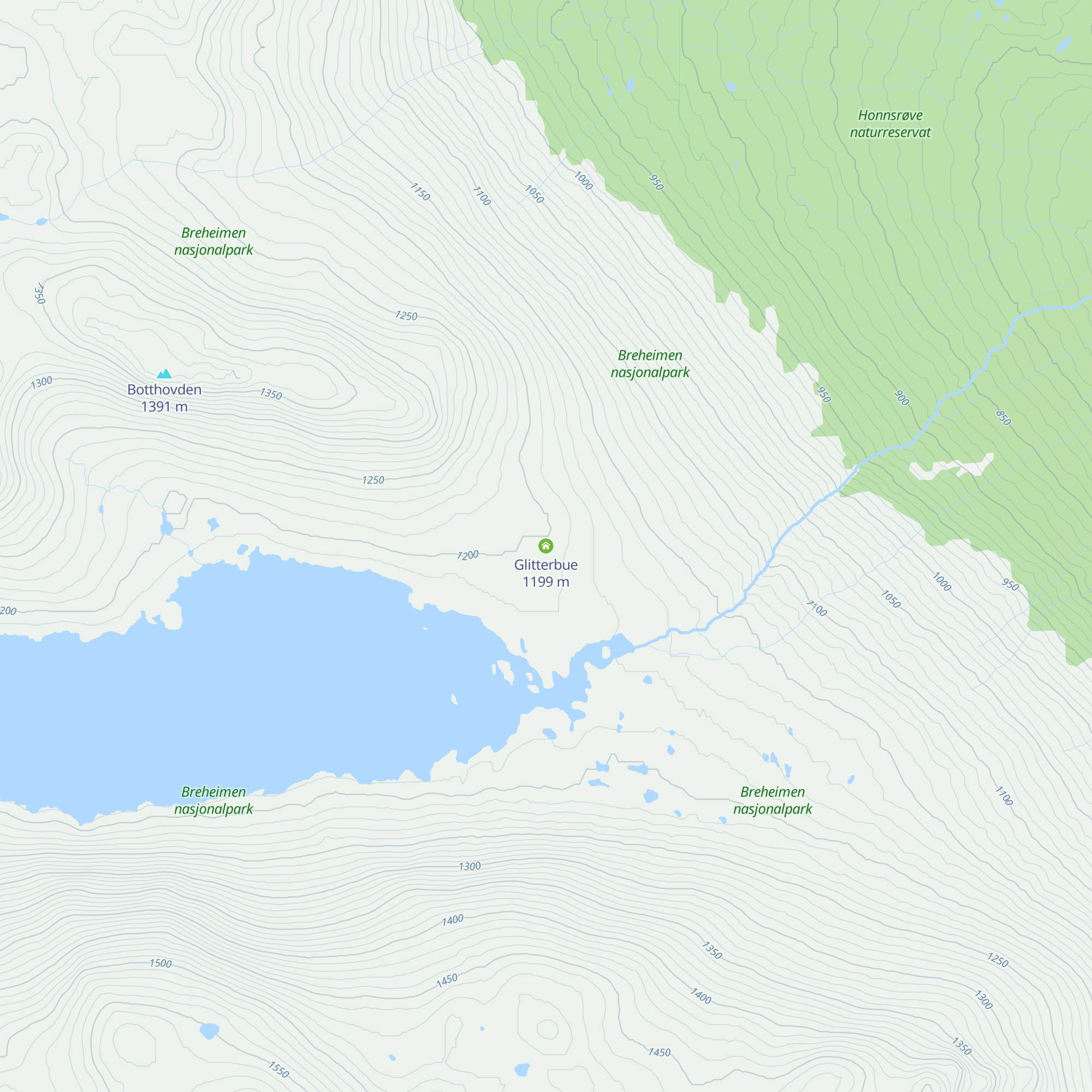 Glitterbue map