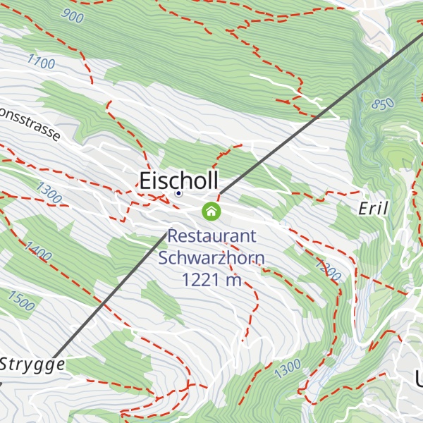 Map of Restaurant Schwarzhorn