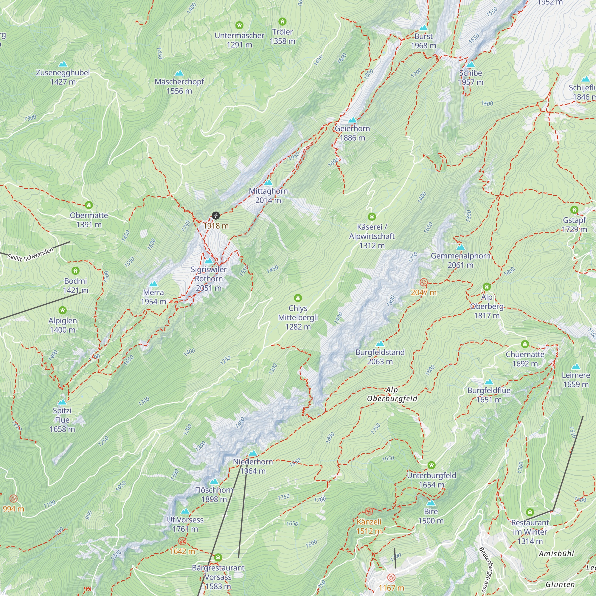 Chlys Mittelbergli map