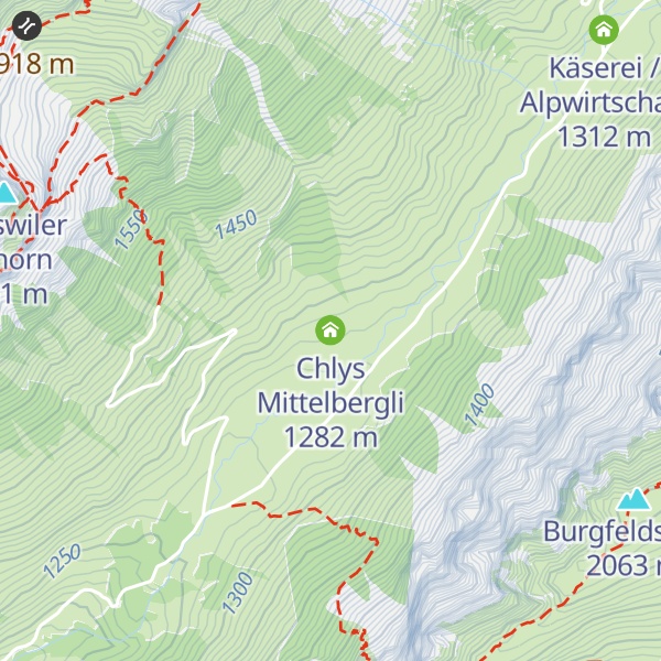Map of Chlys Mittelbergli