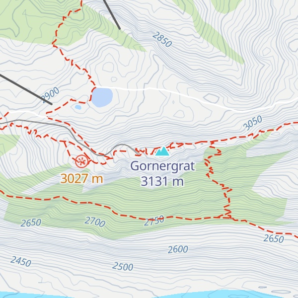 Map of Kulmhotel Gornergrat