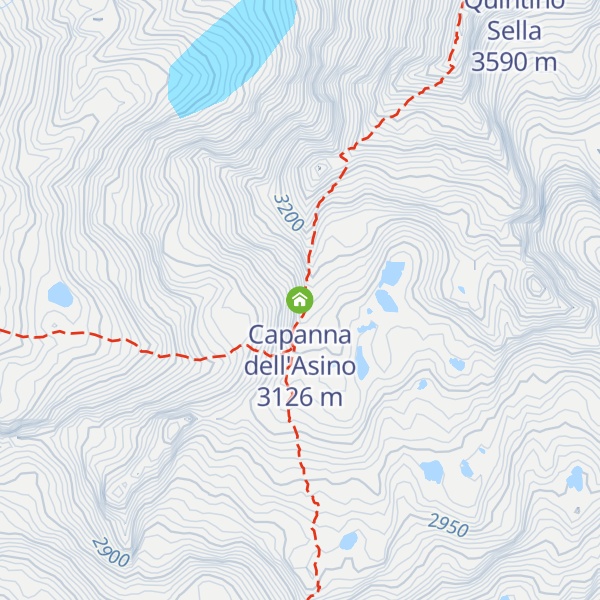 Map of Capanna dell'Asino