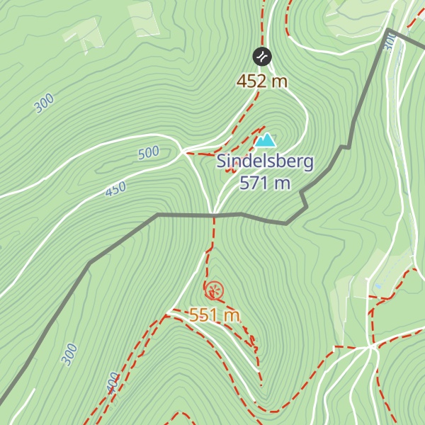 Map of Schutzhütte Kaiser-Wilhelm-Stein