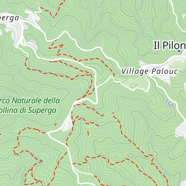 Map of Bric Sueri