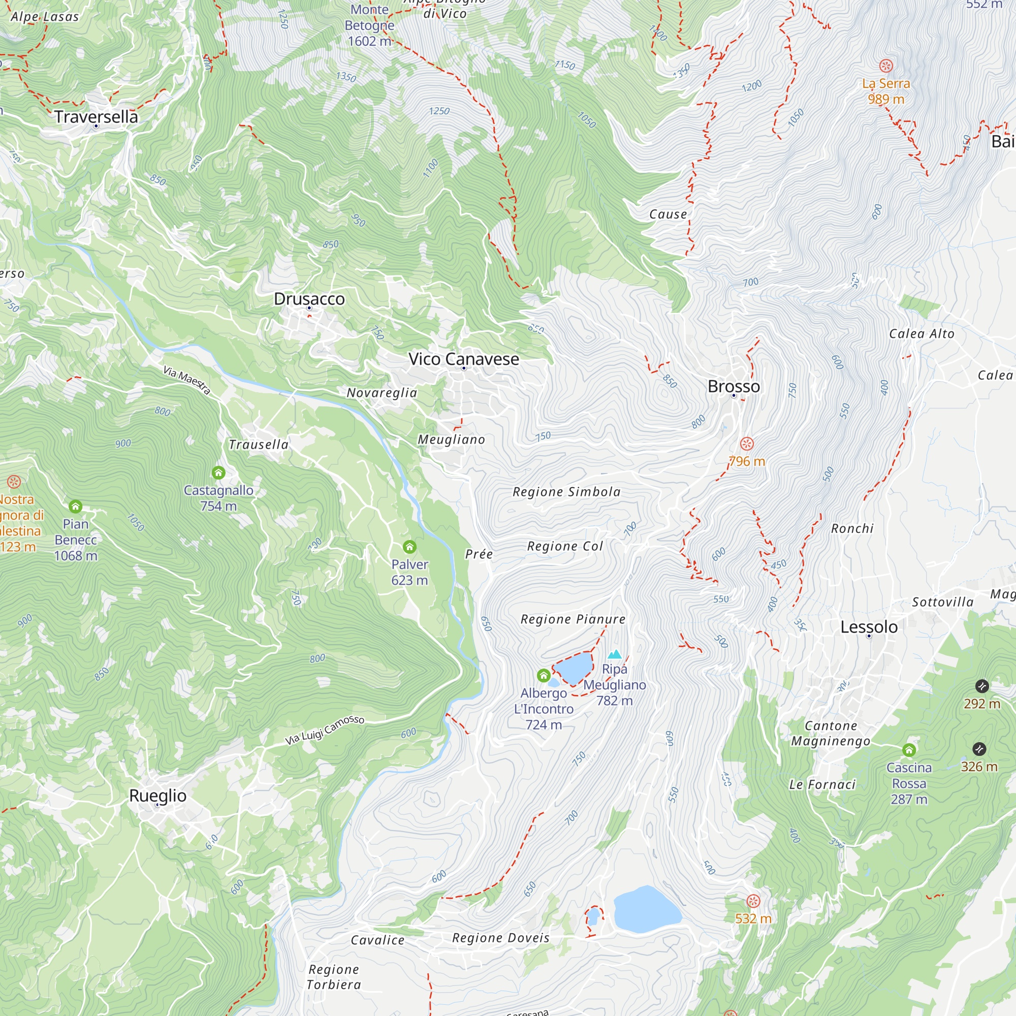Villa Ricardi di Netro map