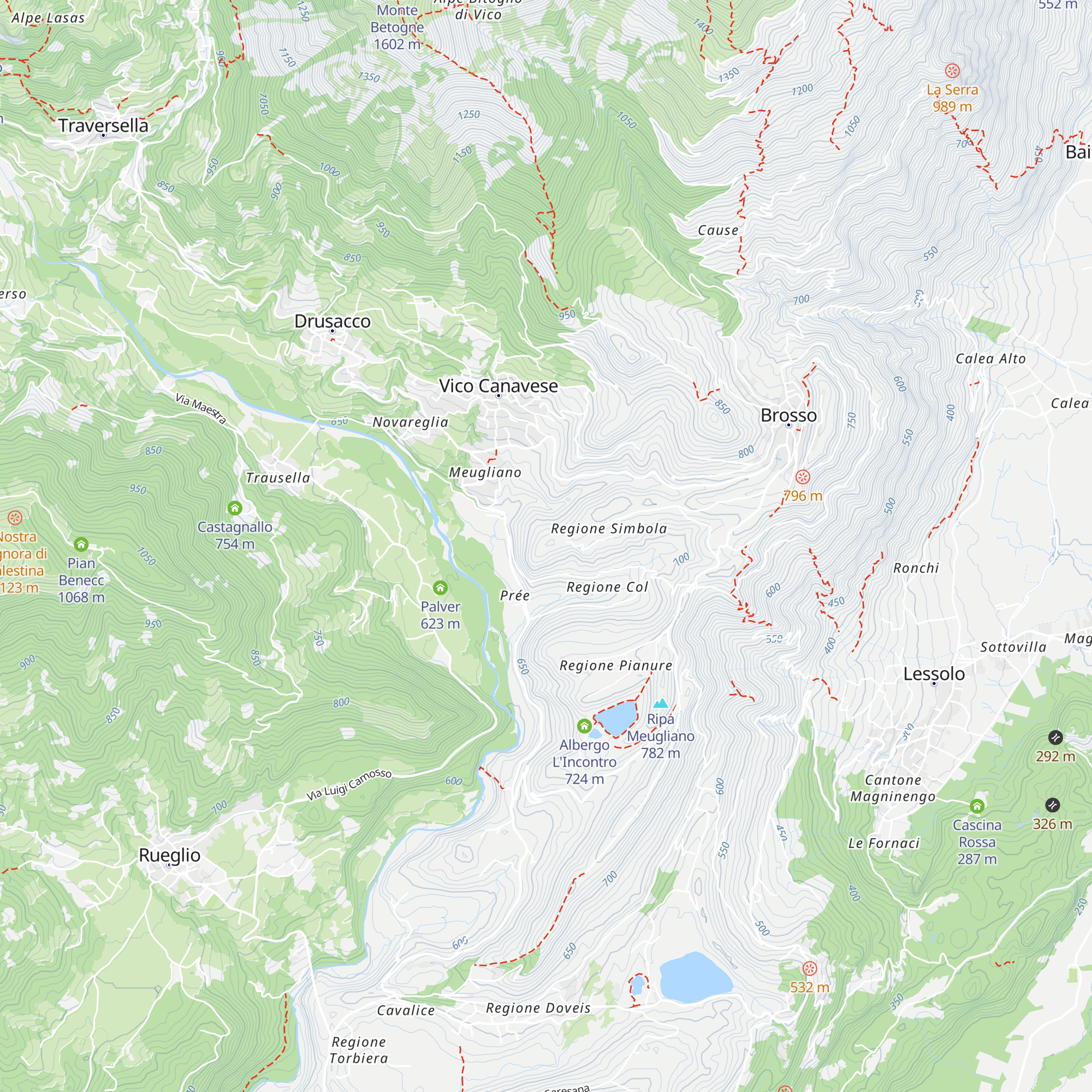 Villa Ricardi di Netro map