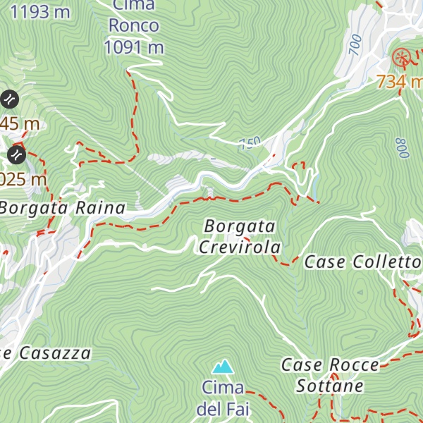 Map of Rocca Davì