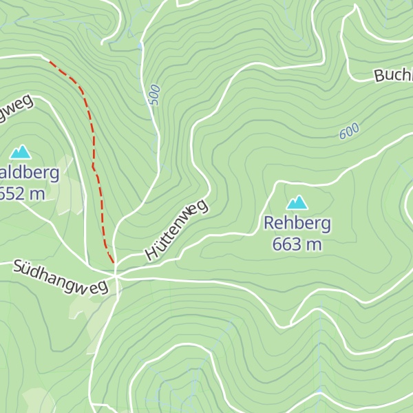 Map of Rehberghütte