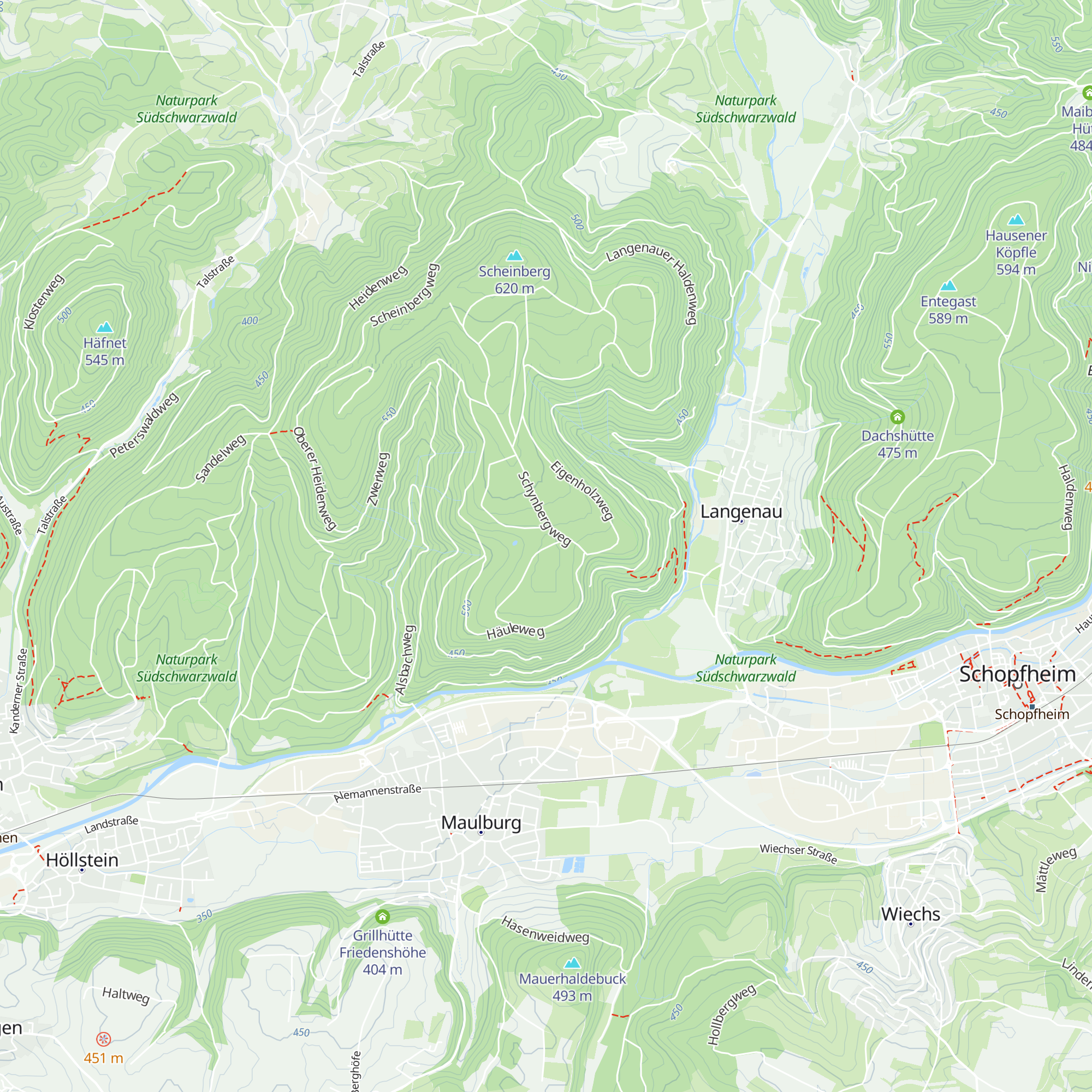 Holzmacherhütte map