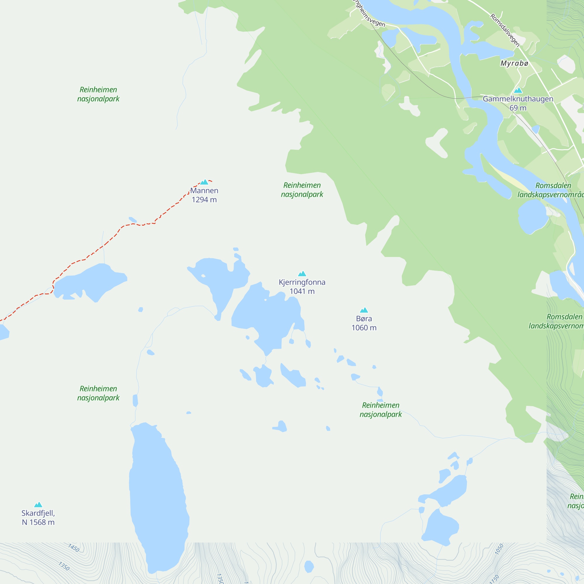 Børa map
