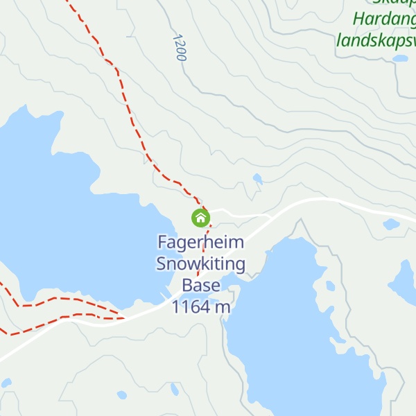 Map of Fagerheim Fjellstugu