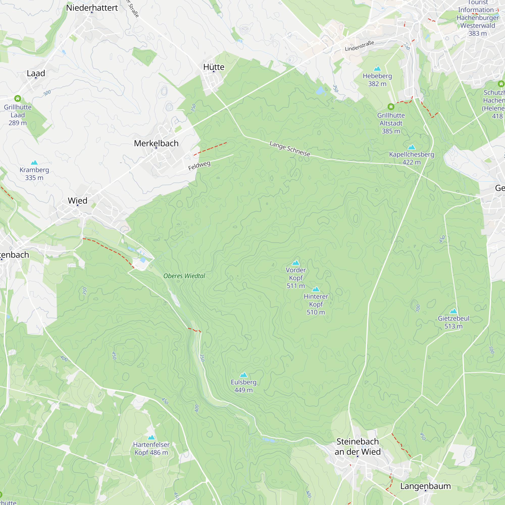 Merkelbacher Jagdhütte map