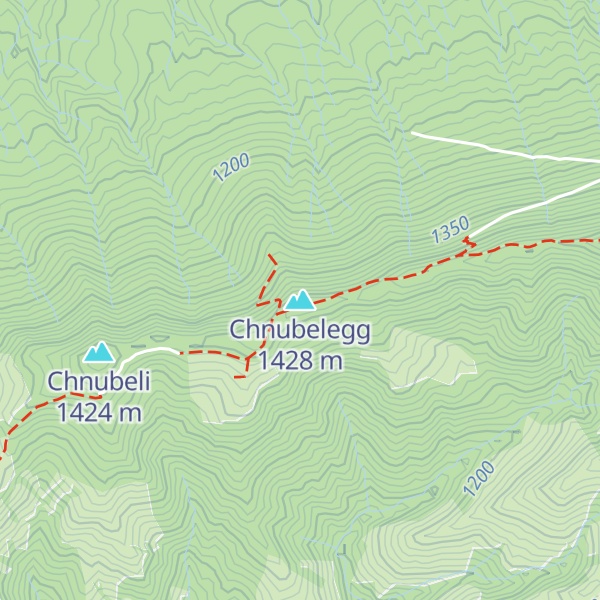 Map of Chnubelegg