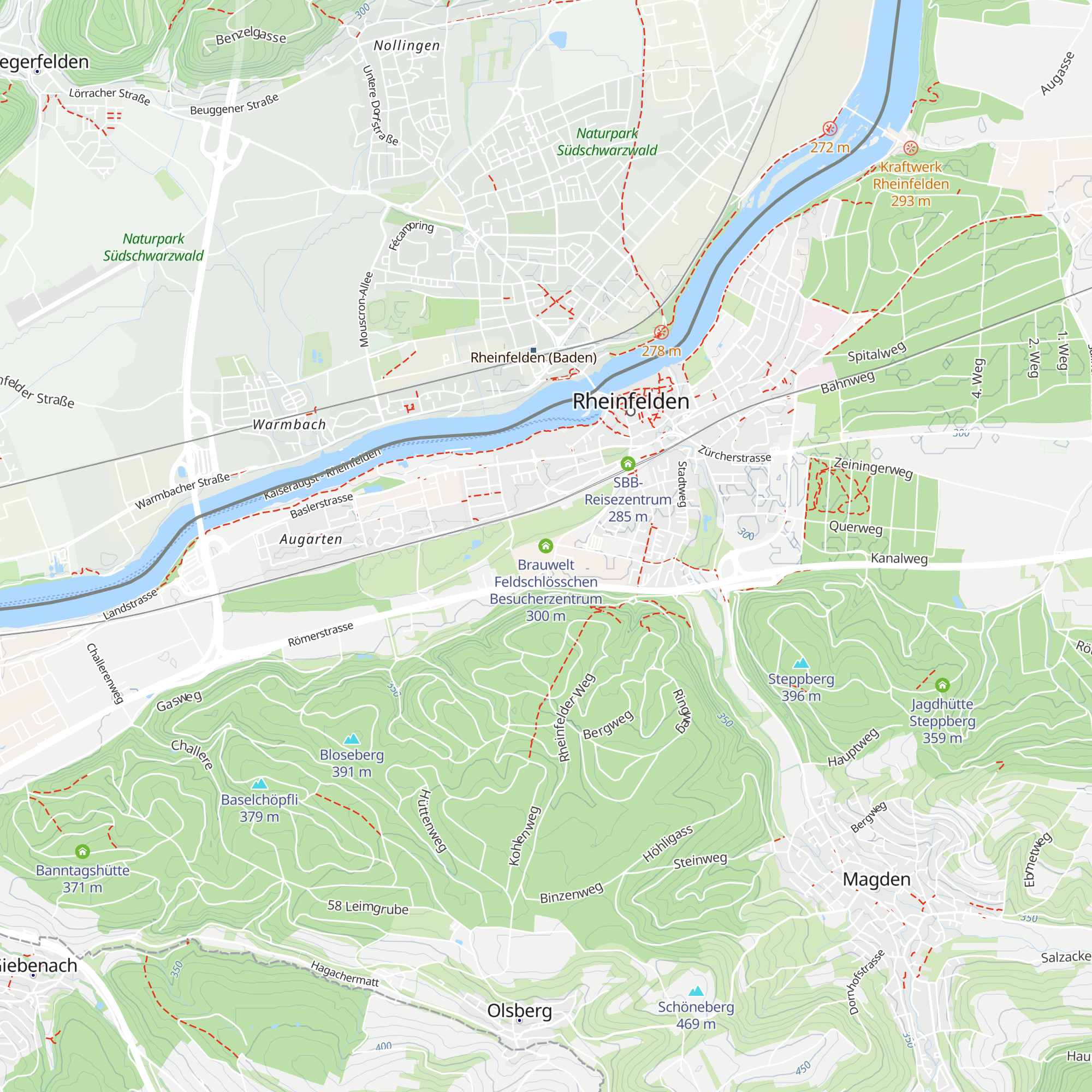Brauwelt Feldschlösschen Besucherzentrum map