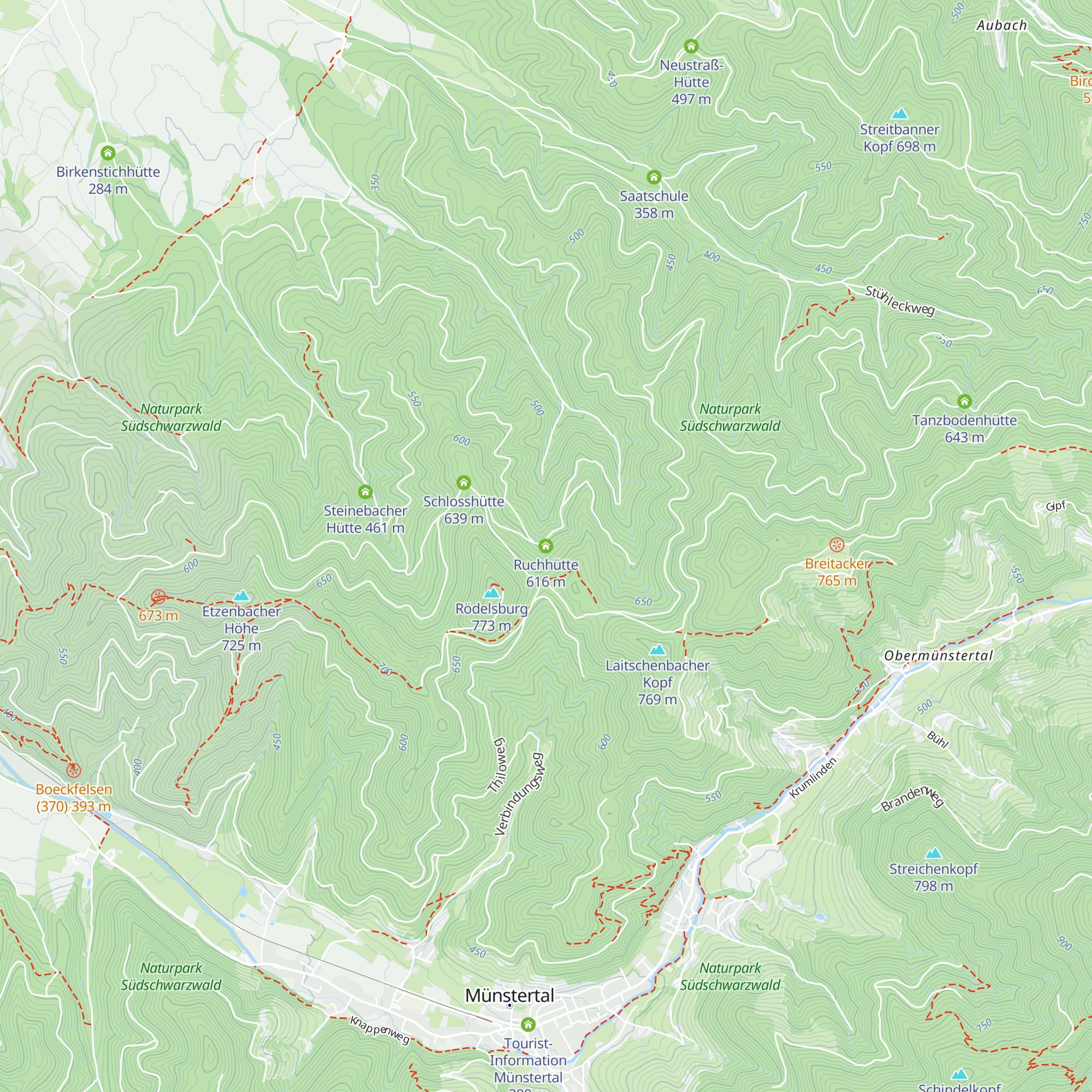 Ruchhütte map